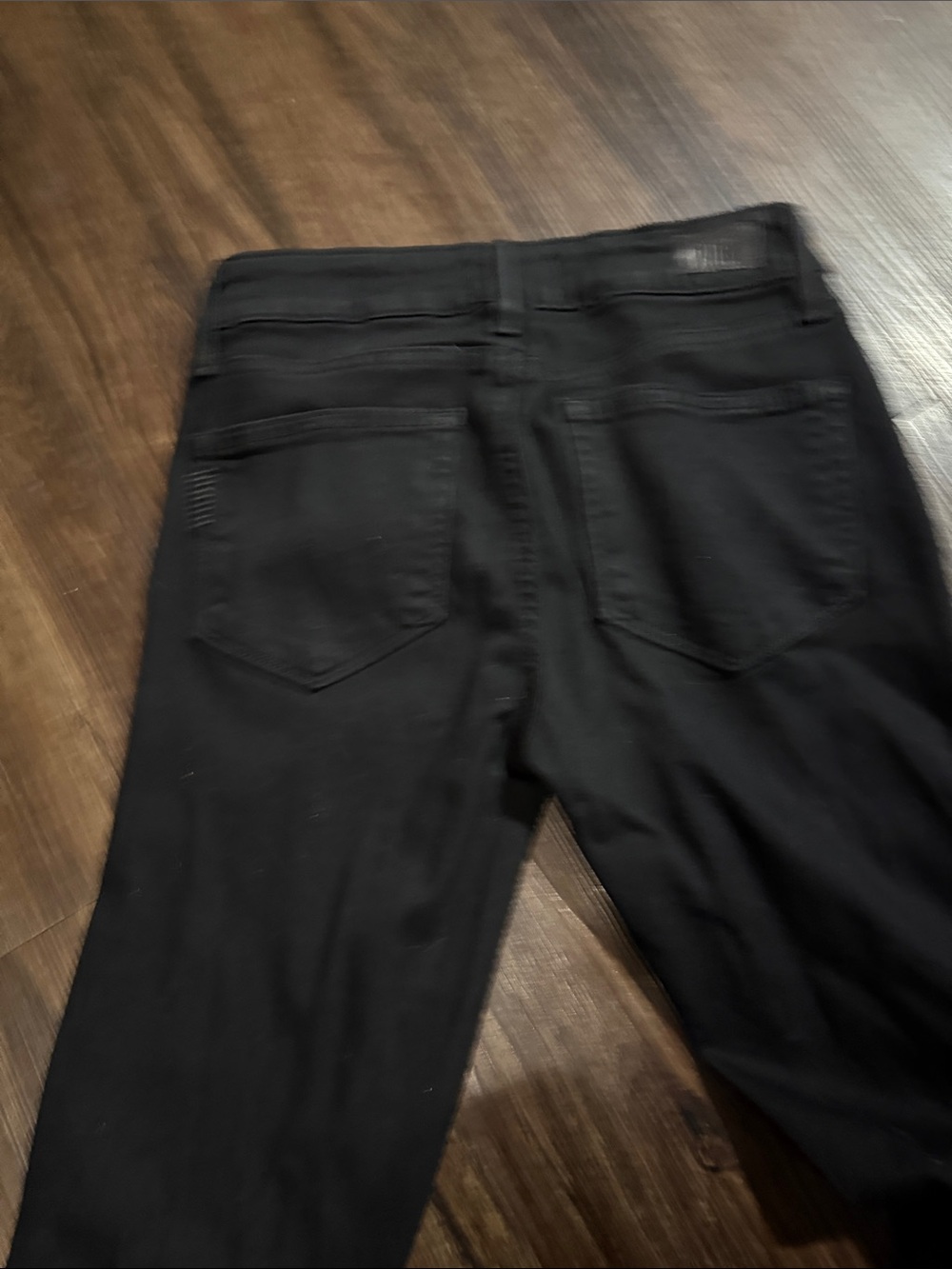 PAIGE Black Ripped Skinny Jeans - Picture 7 of 7